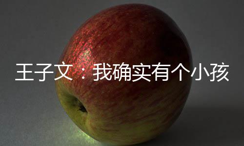 孩 孩子王子文我确吴永王子文有个小介意恩不实有