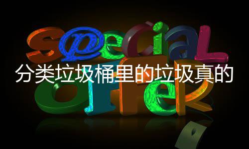 吗桶里的垃的会分类分类垃圾圾真处置