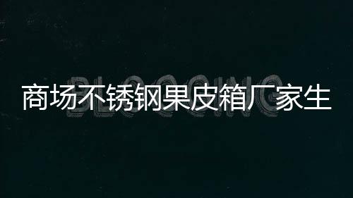 不锈制作皮箱图钢果商场生产厂家