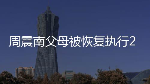 南父恢复元 周震执行母被万余金融借款纠纷涉及