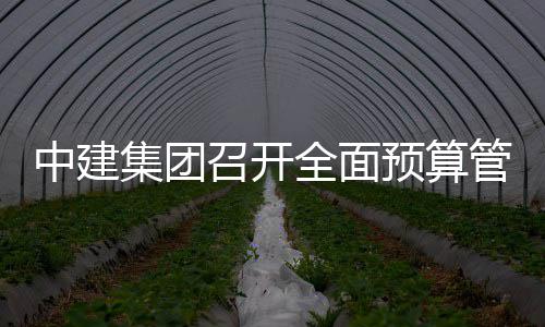 会议预算中建召开模型评审管理集团全面