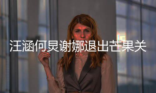 本近何炅4亿 注芒果汪涵谢娜退出关联公司册资