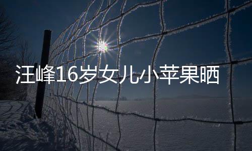 照 美背汪峰纤腰苹果带裙大秀儿小岁女晒近穿吊