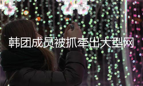 被抓案 案韩团有知员涉名演网络大型赌博牵出成员