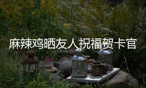 贺卡友人友祝福众好麻辣喜讯谢一官宣 感鸡晒生子